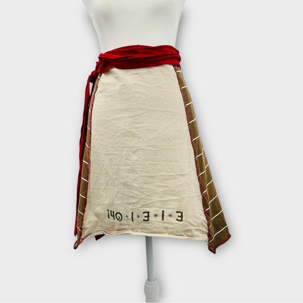 Tease Recyclewear Wrap-Around Patchwork Skirt One of a Kind Women’s Size‎ OS